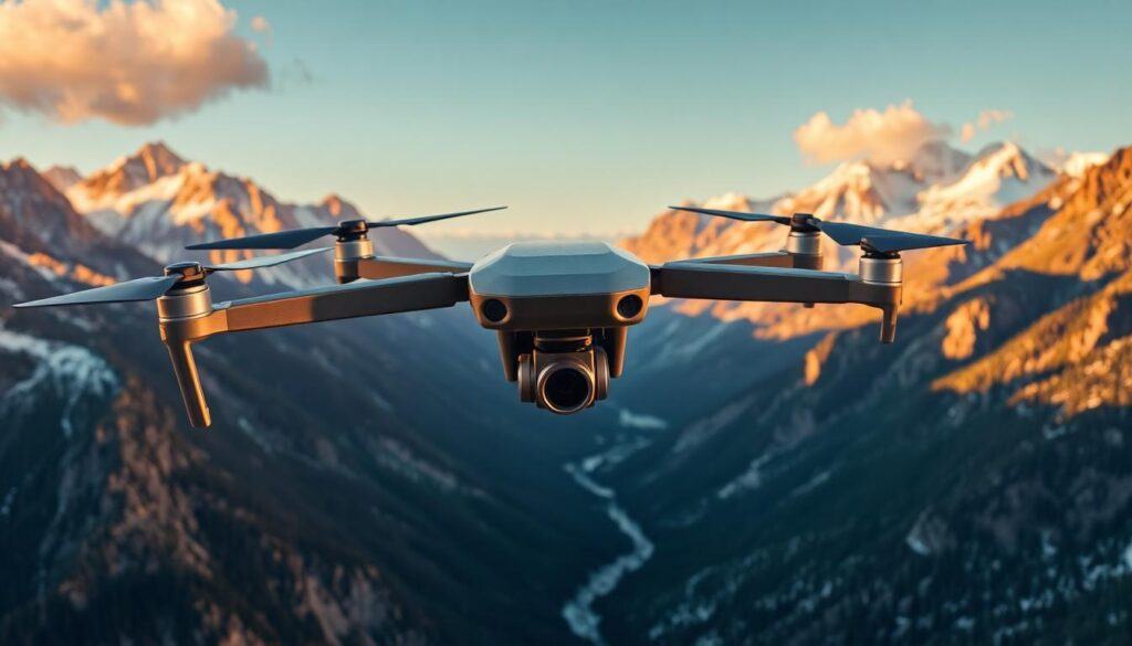 drone over mountains 5