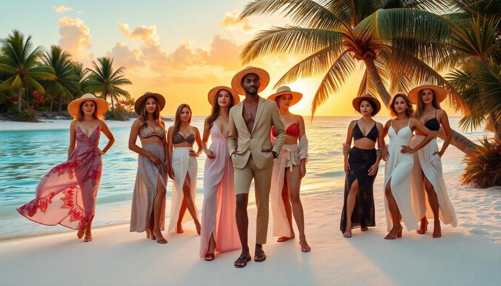 beachwear models