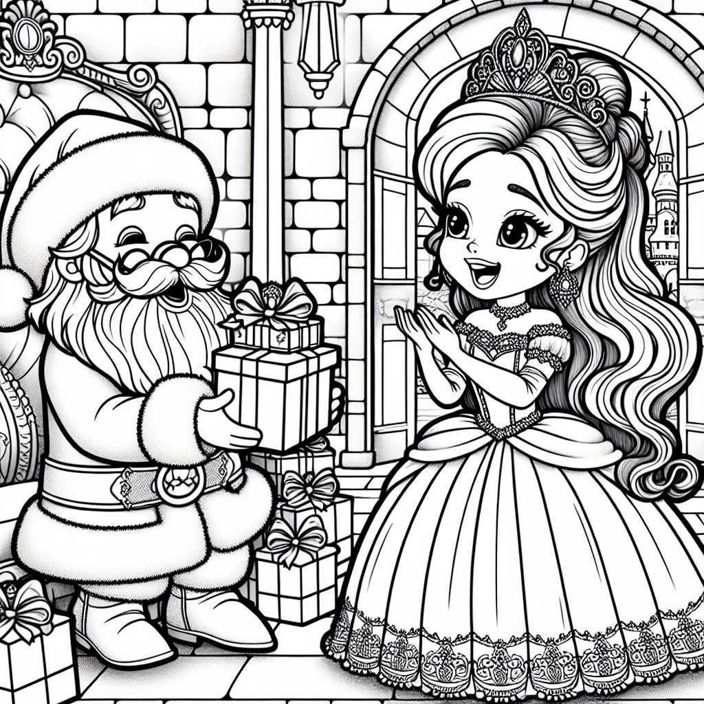 Princess and Santa
