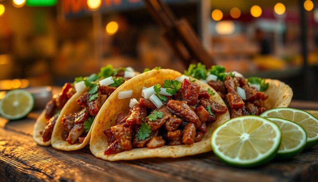 Street Tacos and lime