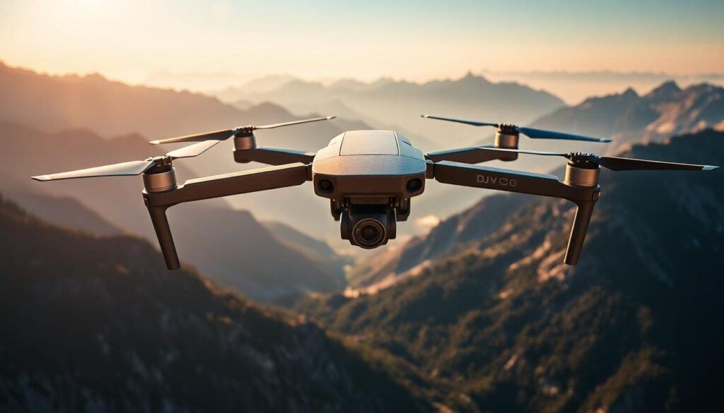 drone over mountains 2